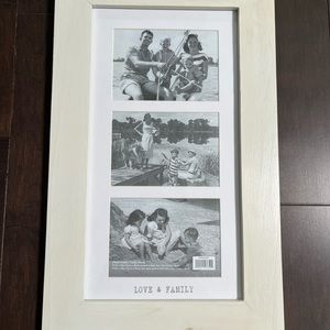 - New Target Wall Decor- for photos or art. Offwhite with white contrast